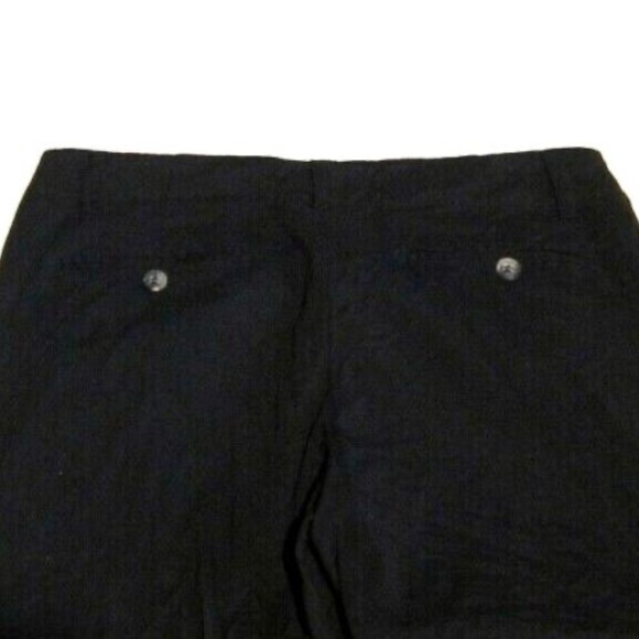 Y2K Vintage Theory Wool Blend Trouser Cuffed Cropped Ankle Pants sz 6 - Picture 2 of 3